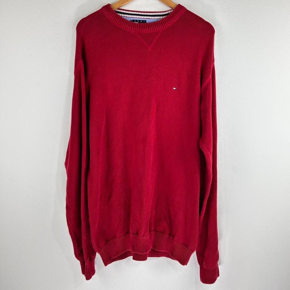 Tommy Hilfiger Men's Crewneck Cotton Sweater. Size XL